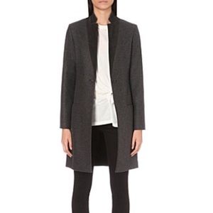 Charcoal Grey All Saints Leni Coat